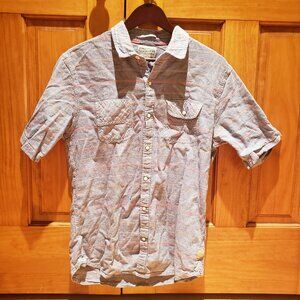 Los Angeles Third & Army Striped Button-down striped shirt L Soft